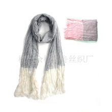 杭州余杭华舟丝织厂-色织围巾